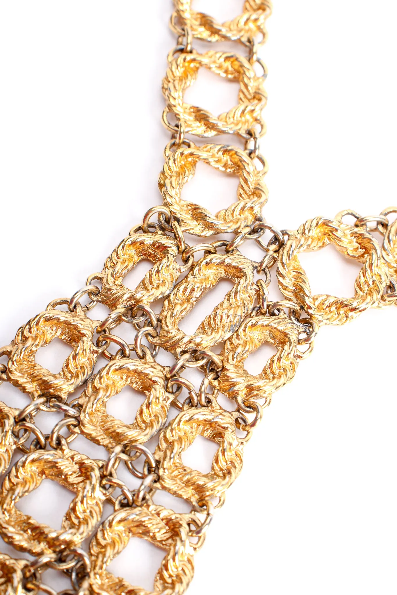 Linked Waterfall Y Necklace