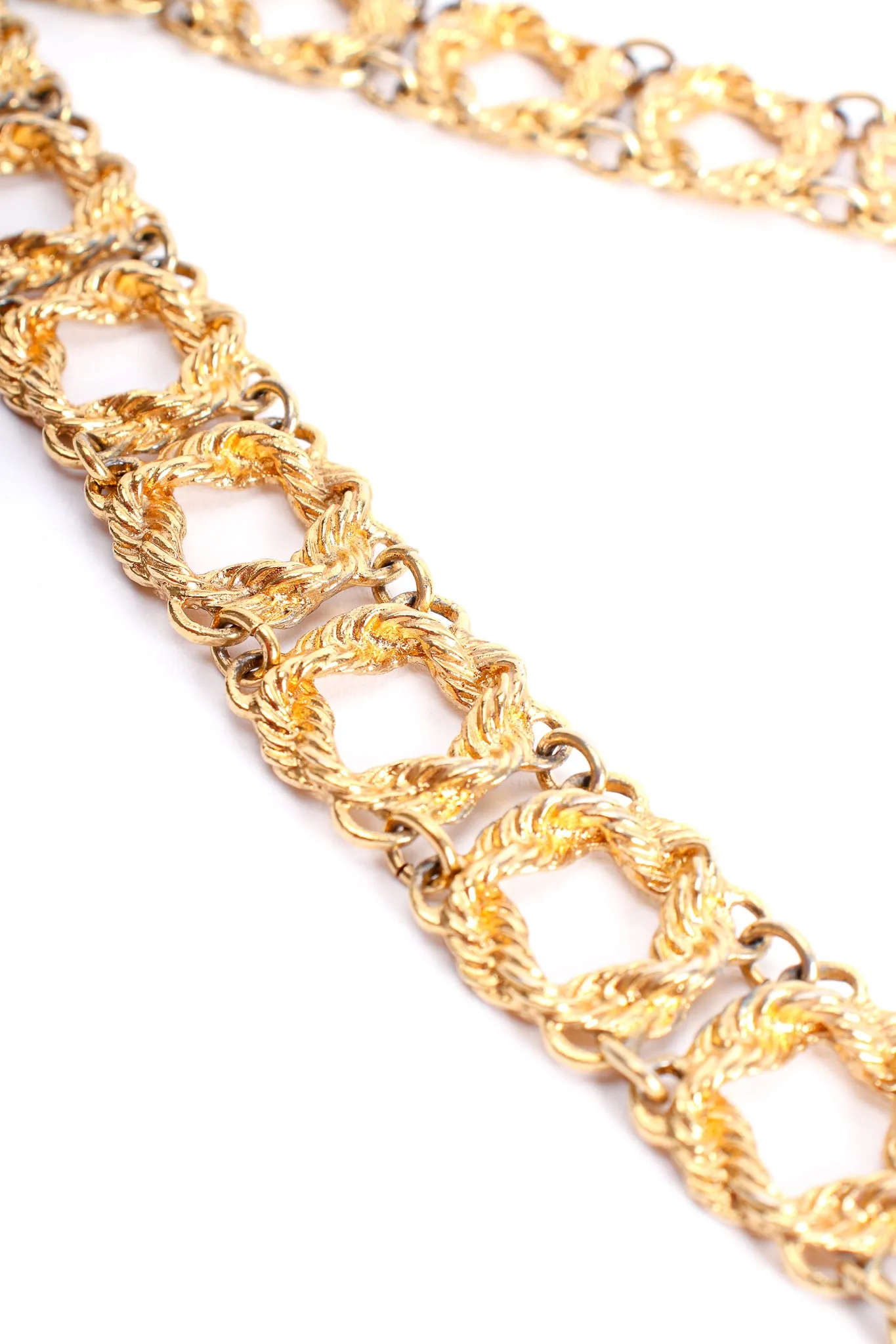 Linked Waterfall Y Necklace