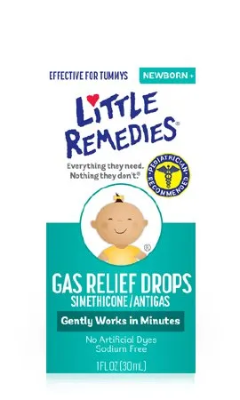 Little Remedies Tummy Relief Drops, Strawberry Flavor, 1oz- 2 Packs