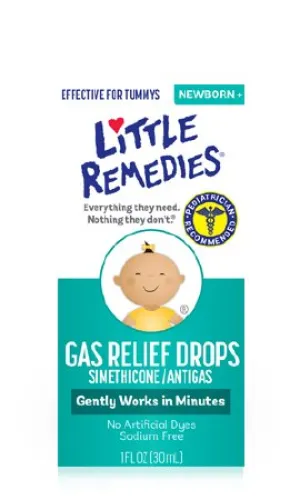 Little Remedies Tummy Relief Drops, Strawberry Flavor, 1oz- 2 Packs