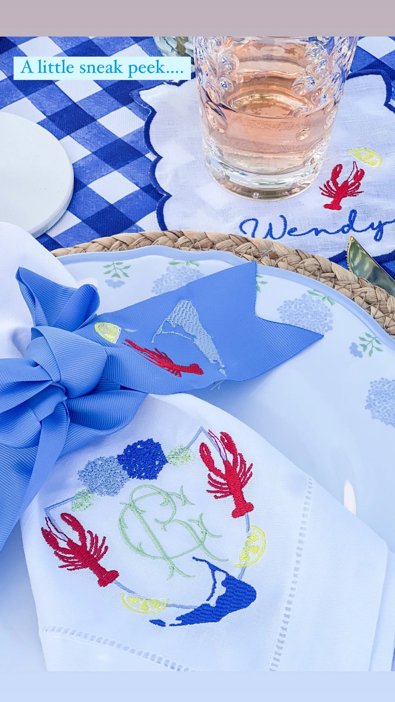 Lobster Party Dinner Napkin