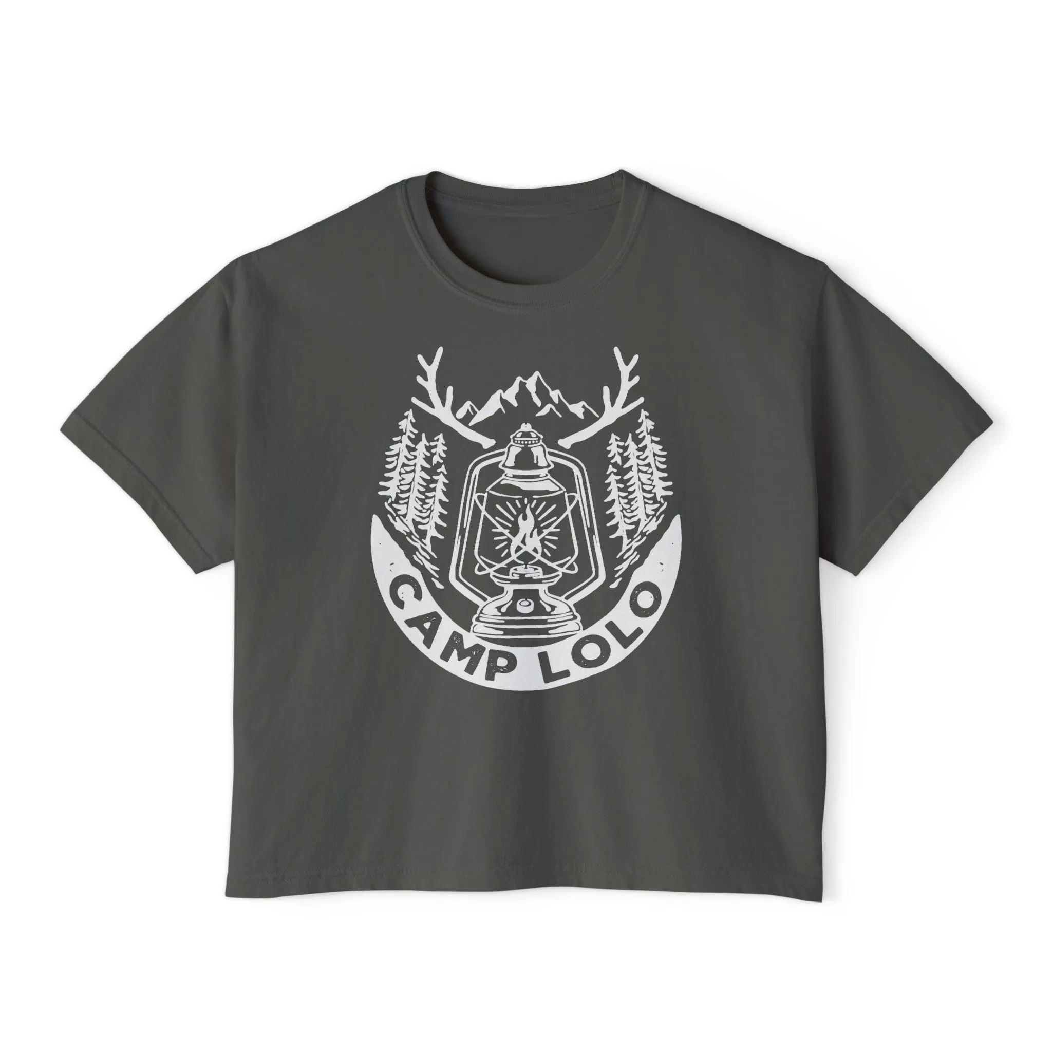 Lolo Camp Lantern Women's Boxy Tee - Light Logo