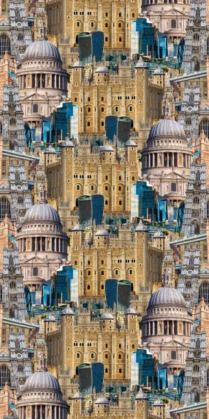 London City Acrylic Wall Panels Home Decor 2440mmm x 1220mm