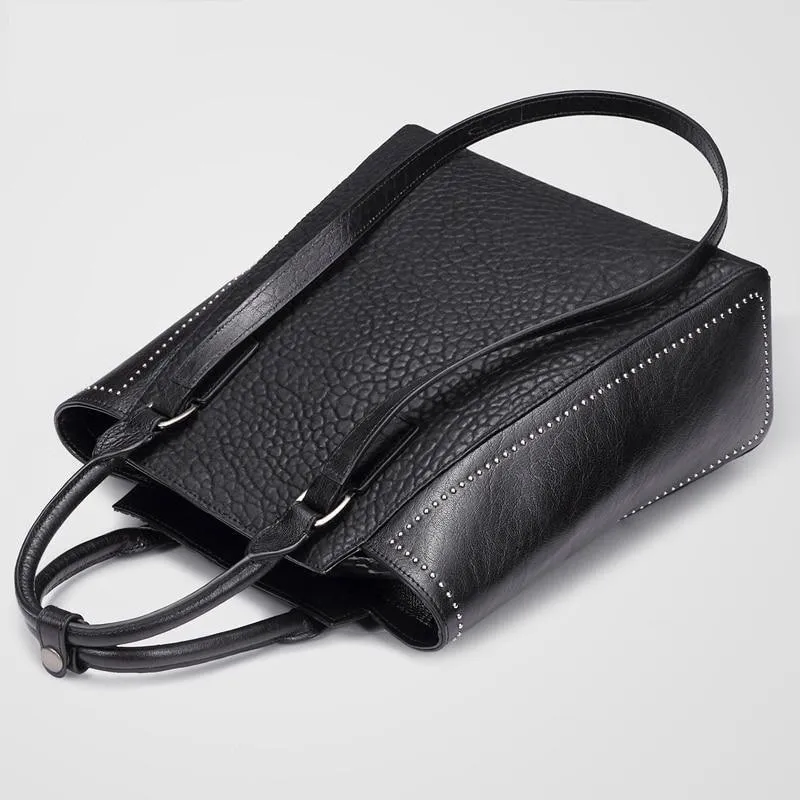 Long Top Handles Strap Handbag Tote