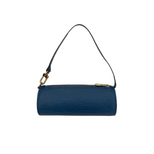 Louis Vuitton Blue Epi Micro Cylinder Bag
