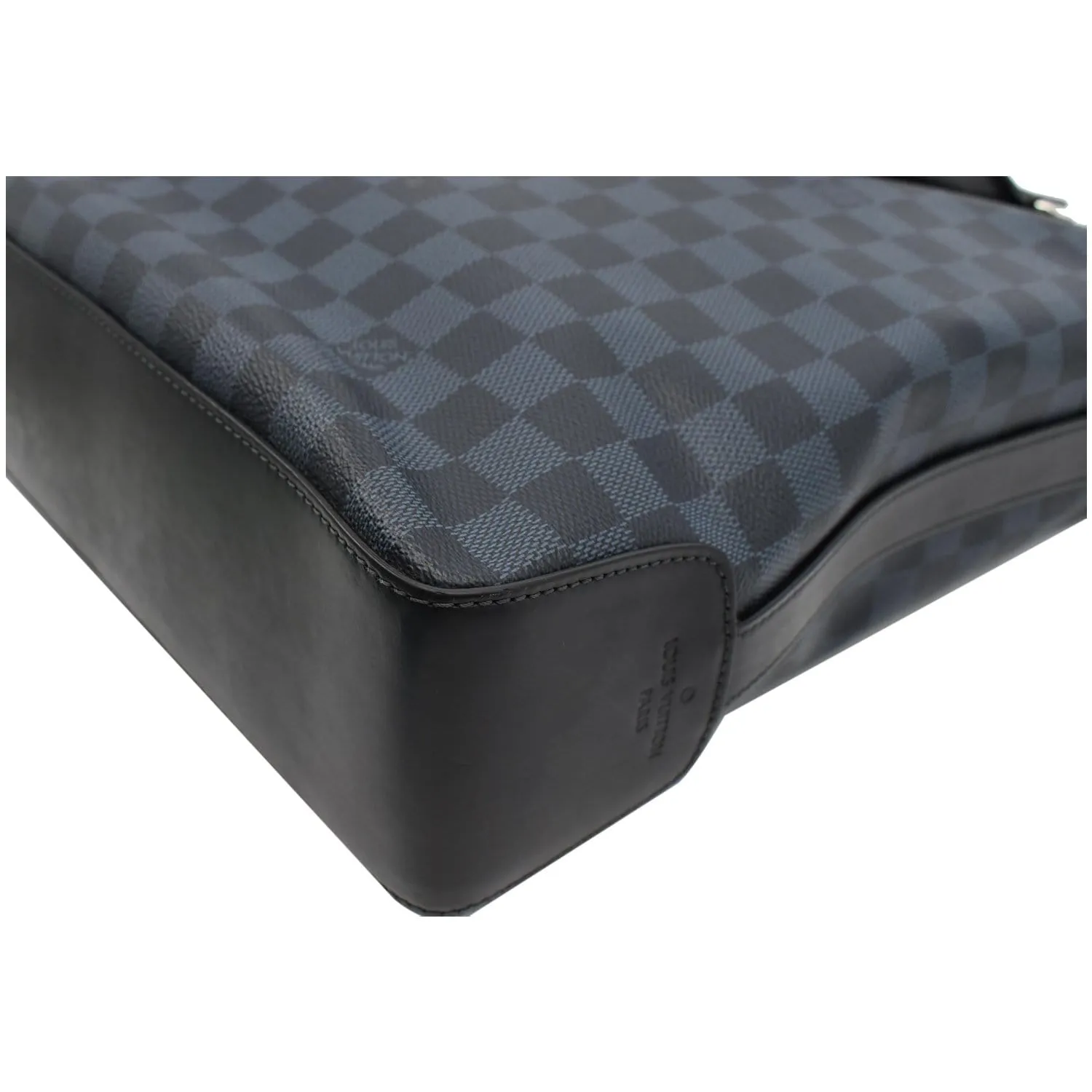 LOUIS VUITTON Greenwich Damier Cobalt Tote Bag Black