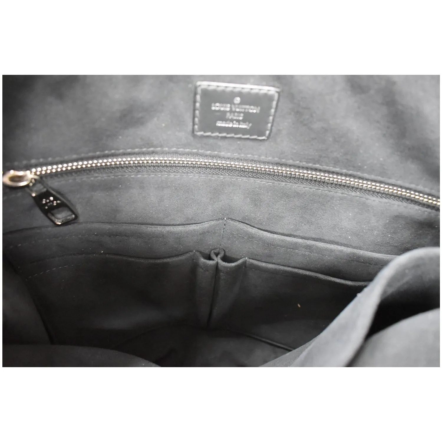 LOUIS VUITTON Greenwich Damier Cobalt Tote Bag Black