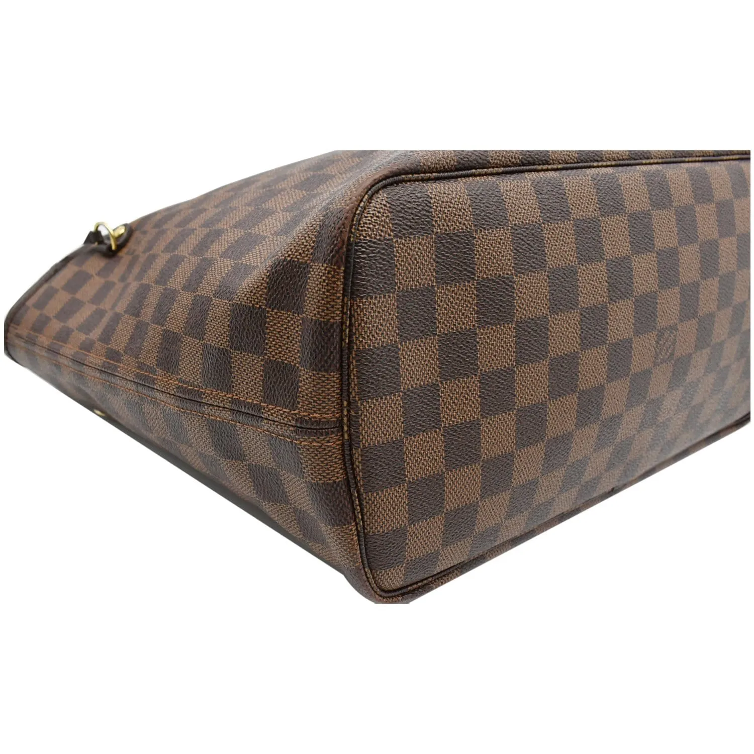 LOUIS VUITTON  Neverfull MM Damier Ebene Tote Bag Brown