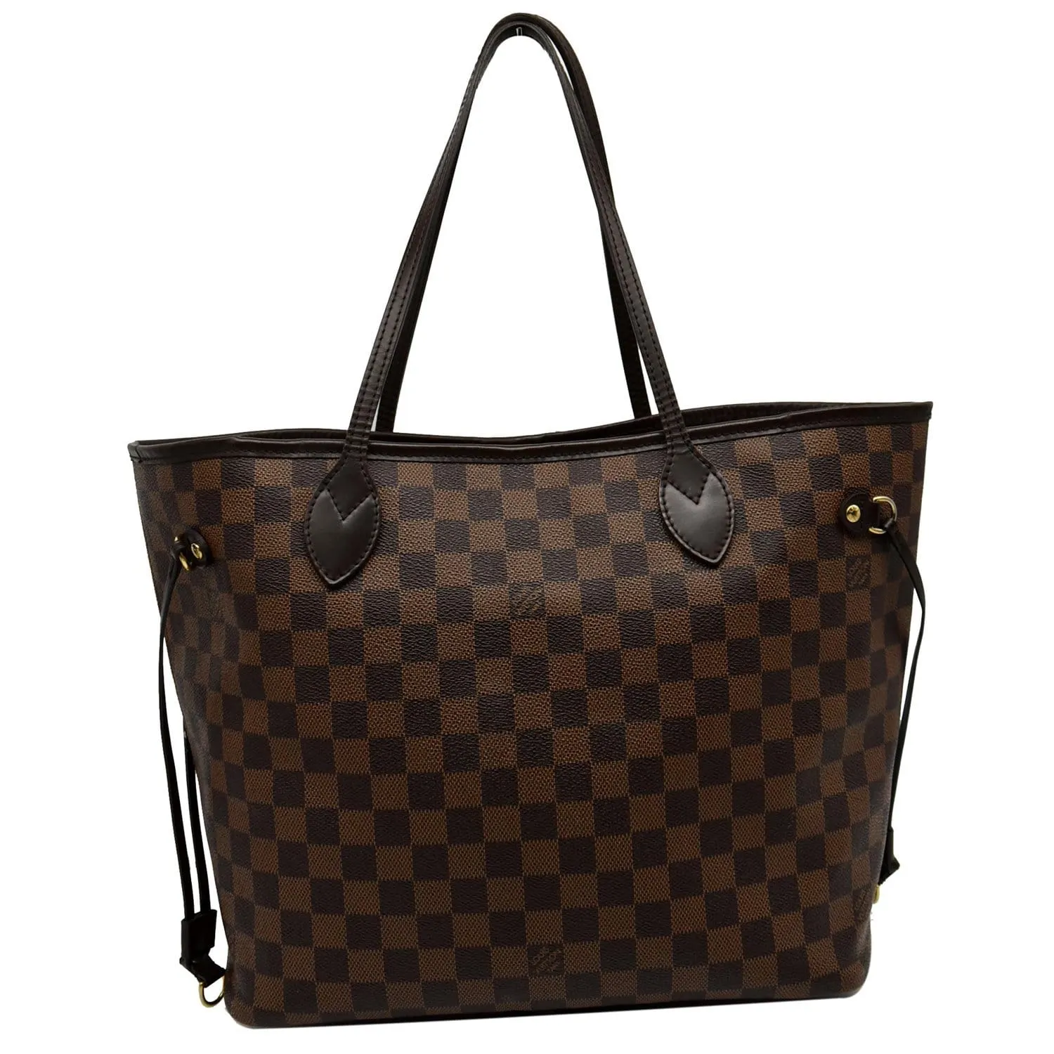 LOUIS VUITTON  Neverfull MM Damier Ebene Tote Bag Brown