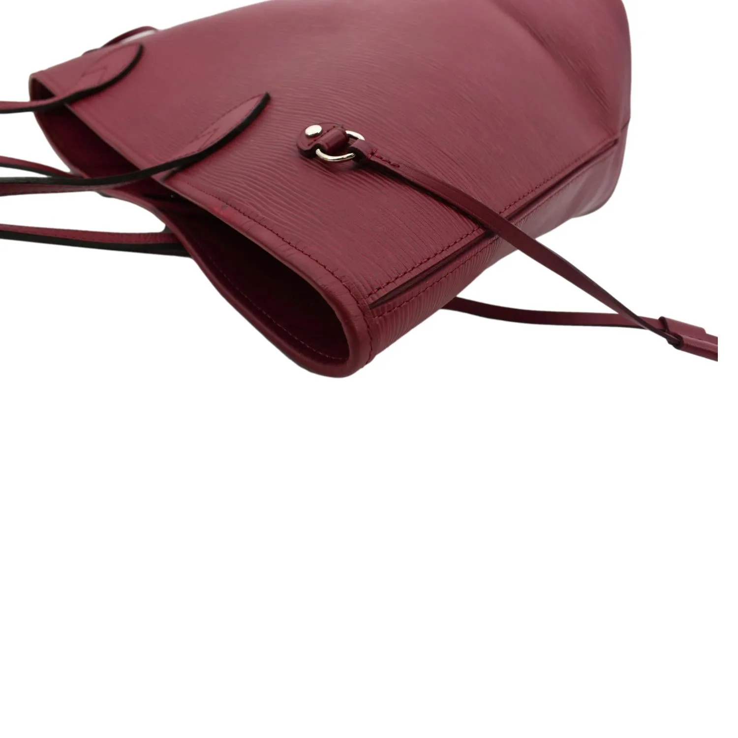 LOUIS VUITTON Neverfull MM Epi Leather Tote Shoulder Bag Maroon