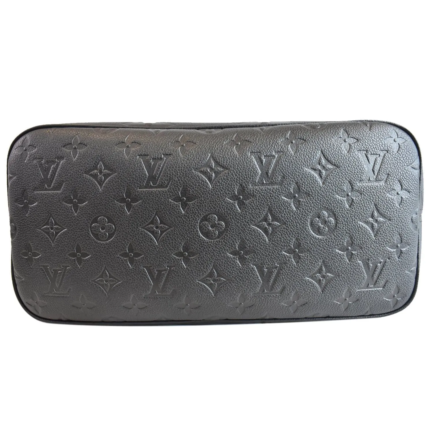 LOUIS VUITTON Neverfull MM Monogram Empreinte Tote Bag Black