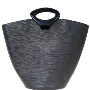 LOUIS VUITTON Noctambule Epi Leather Tote Bag Black