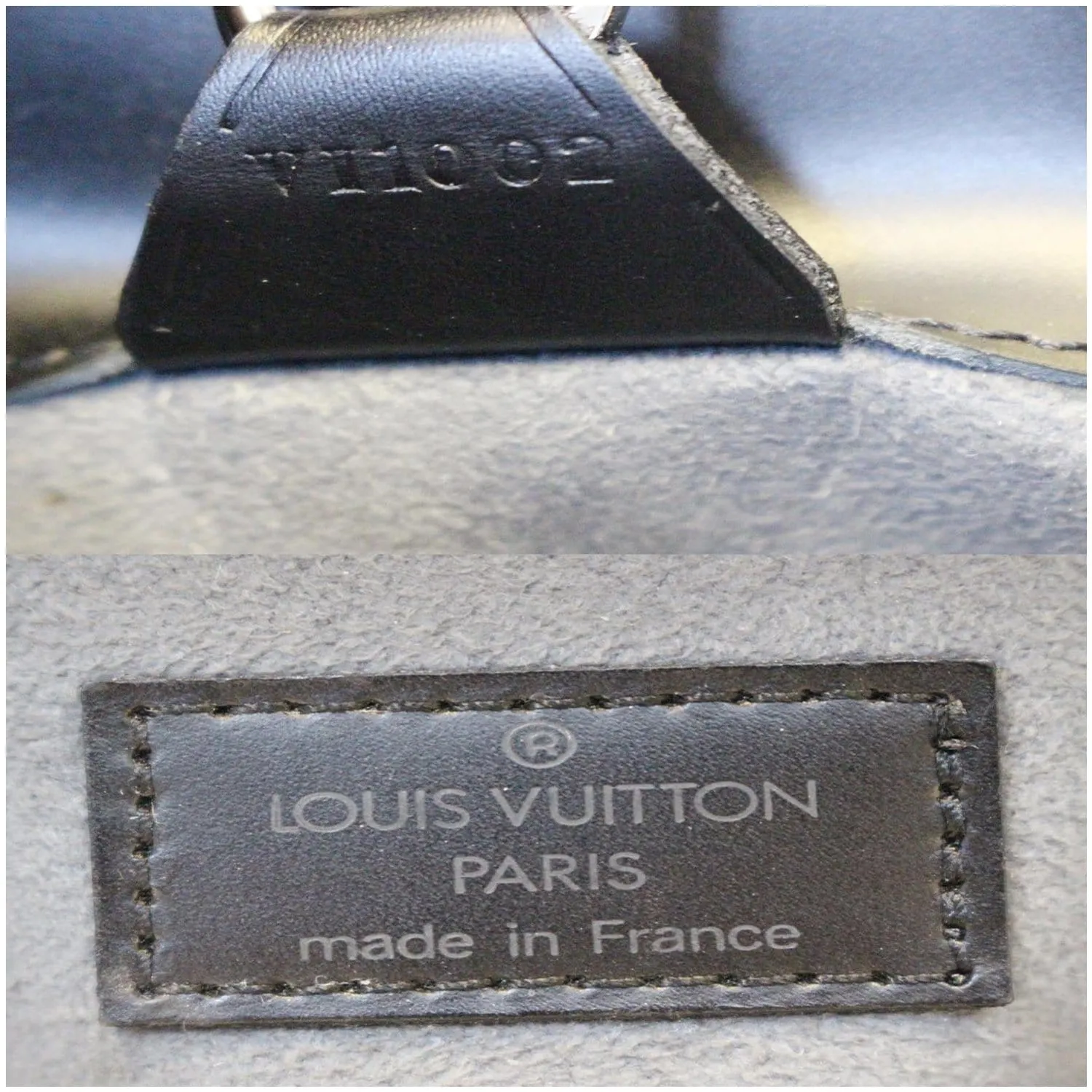 LOUIS VUITTON Noctambule Epi Leather Tote Bag Black
