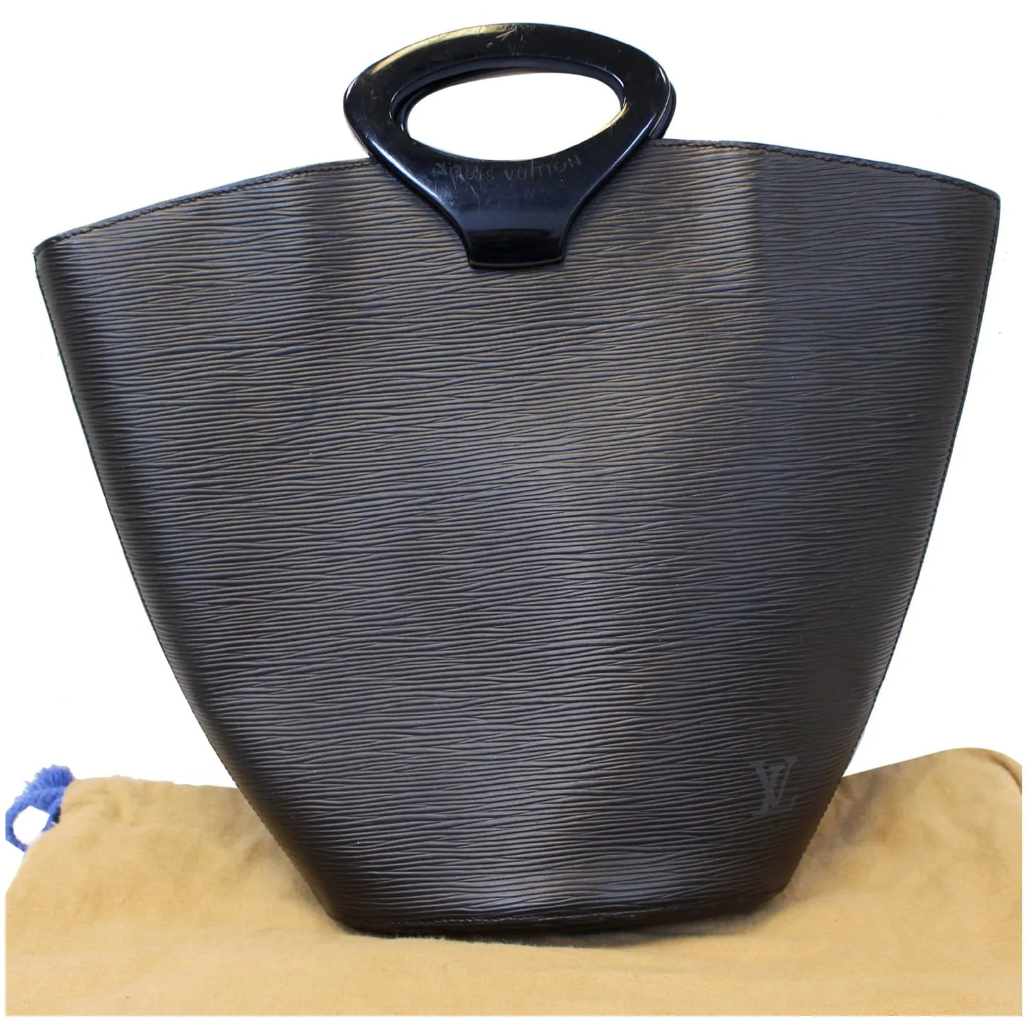 LOUIS VUITTON Noctambule Epi Leather Tote Bag Black