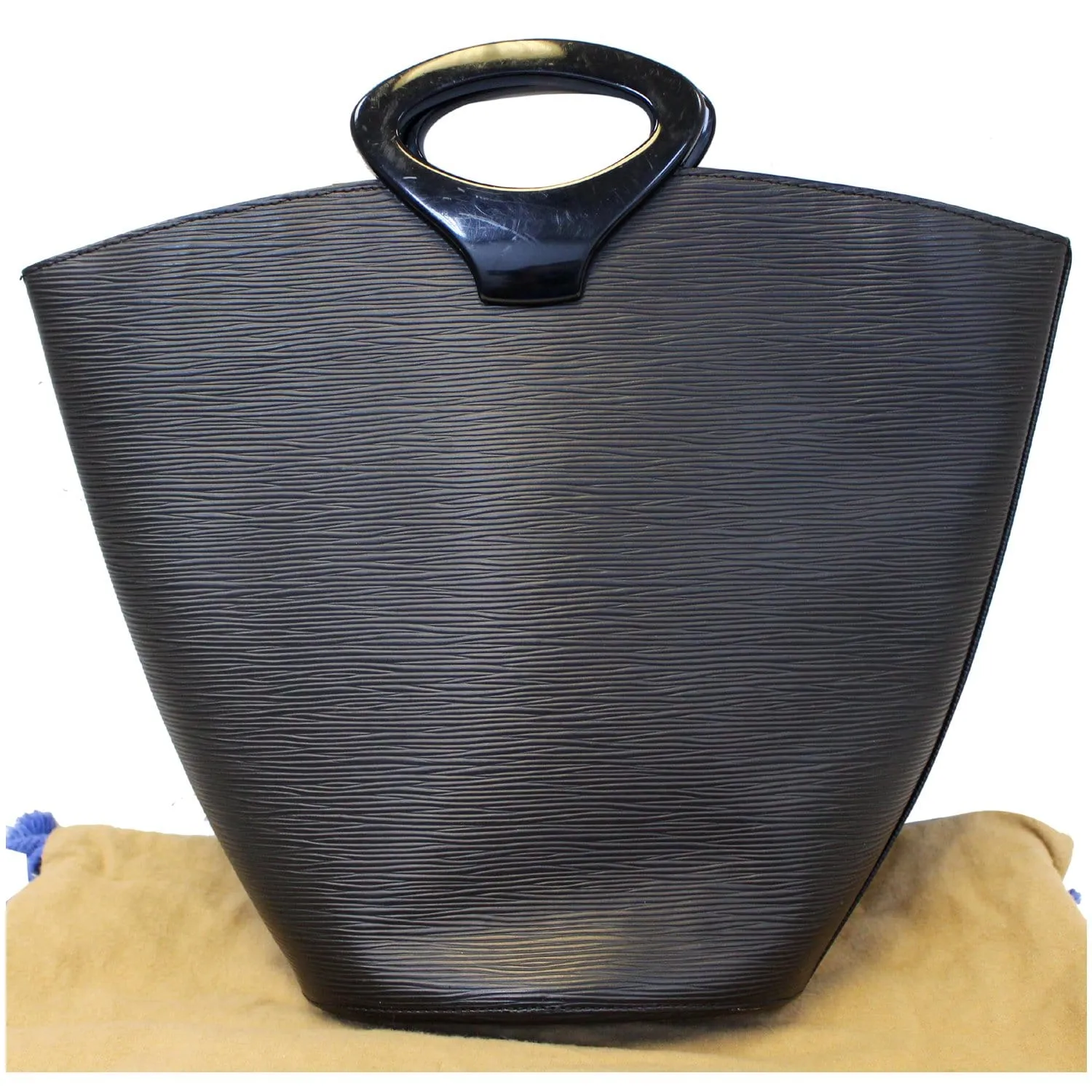 LOUIS VUITTON Noctambule Epi Leather Tote Bag Black