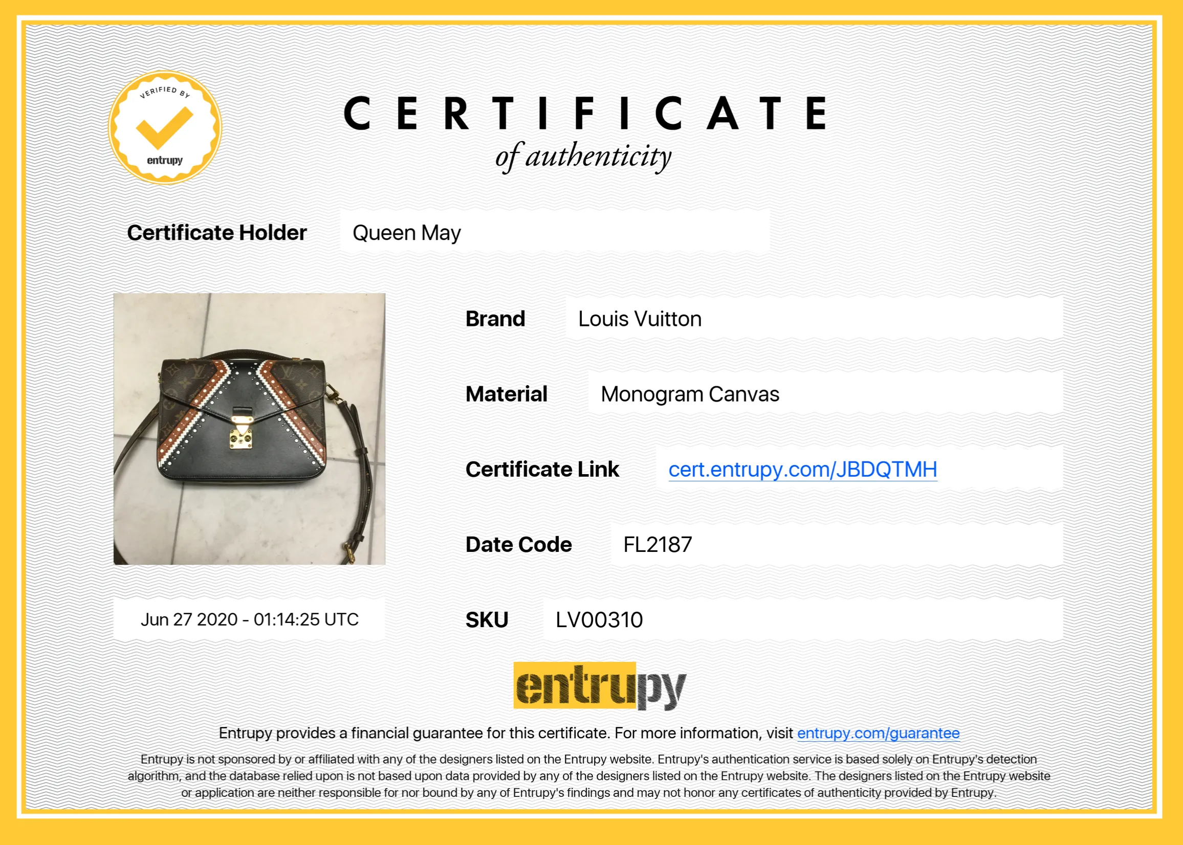 Louis Vuitton Pochette Metis Brogue MM