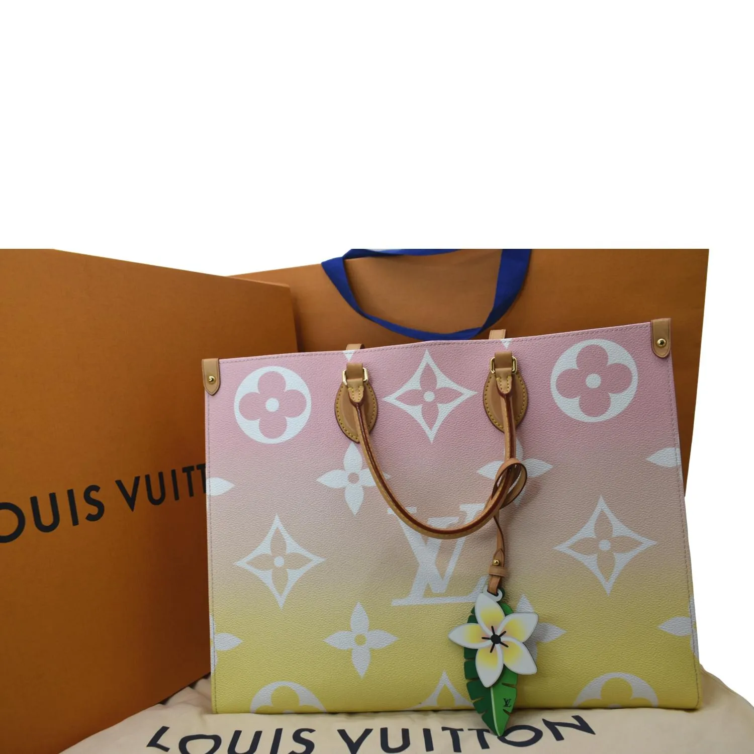LOUIS VUITTON Pool Onthego GM Monogram Shoulder Bag Pink  - New Year Deals