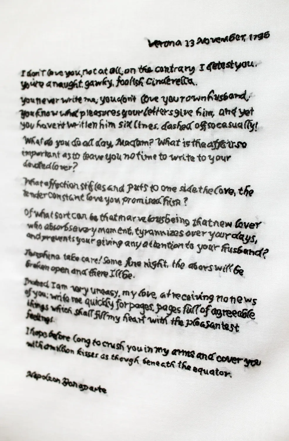 Love Letters: Napoleon to Josephine (1796)