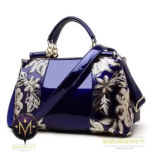 Luxury handbags women bags designer Messenger Bag Totes Shoulder Bags Sequined Embroidery Patent Leather Handbag bolsa feminina