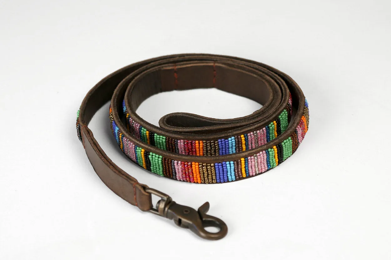 Maasai Beaded Dog Leash