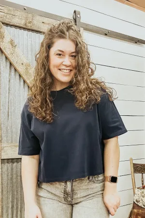 Maddox Boxy Crop Tee