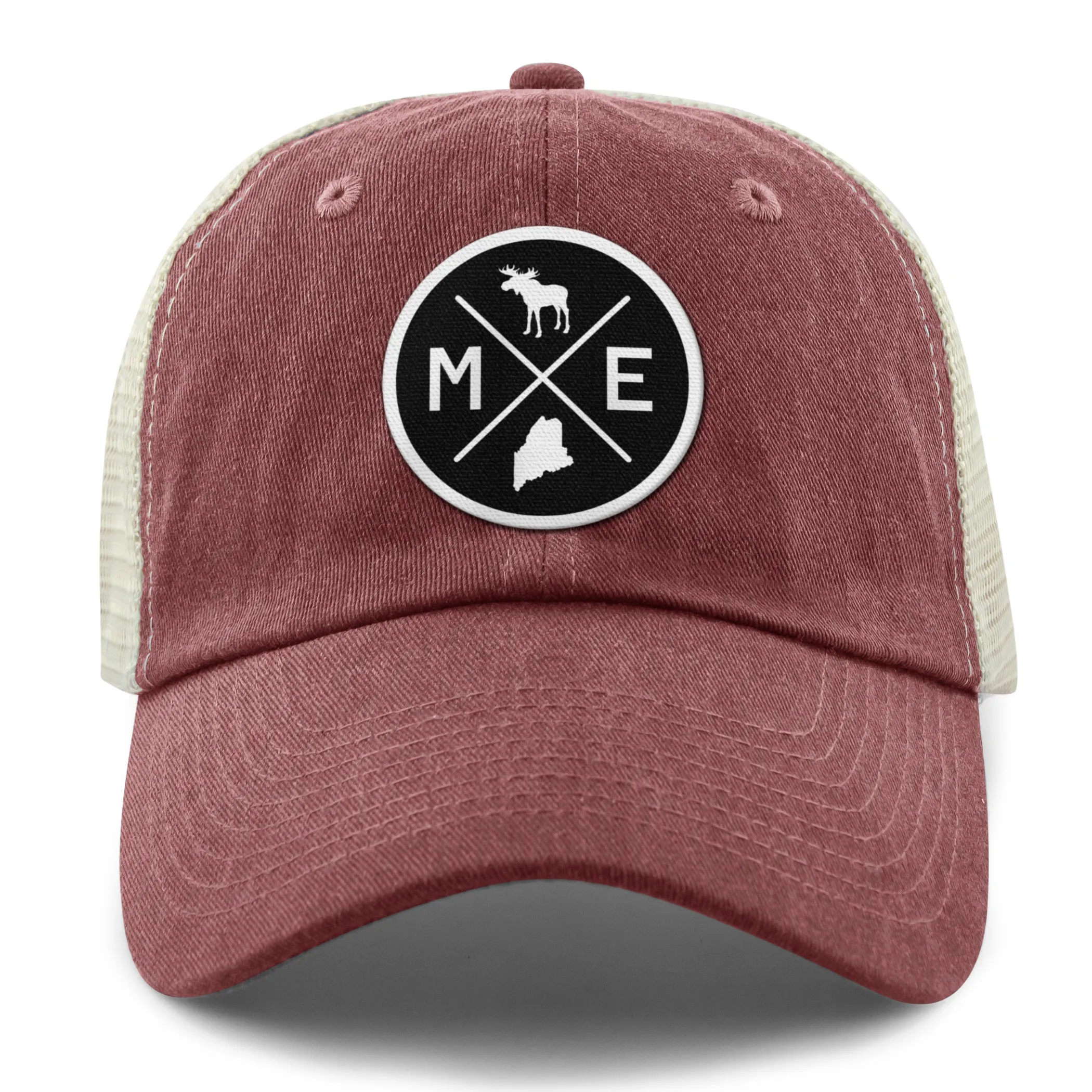 Maine Circle Emblem Relaxed Trucker