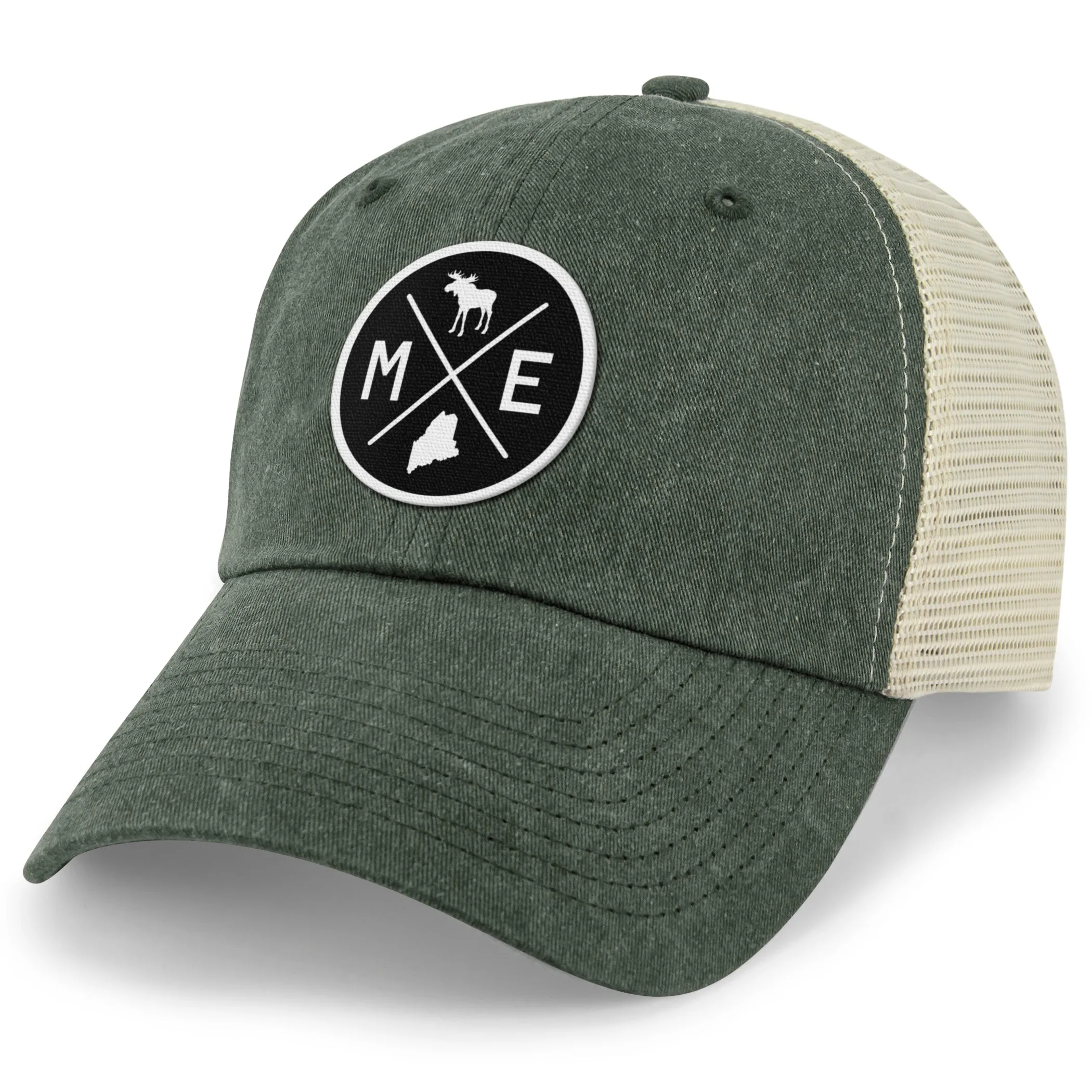 Maine Circle Emblem Relaxed Trucker