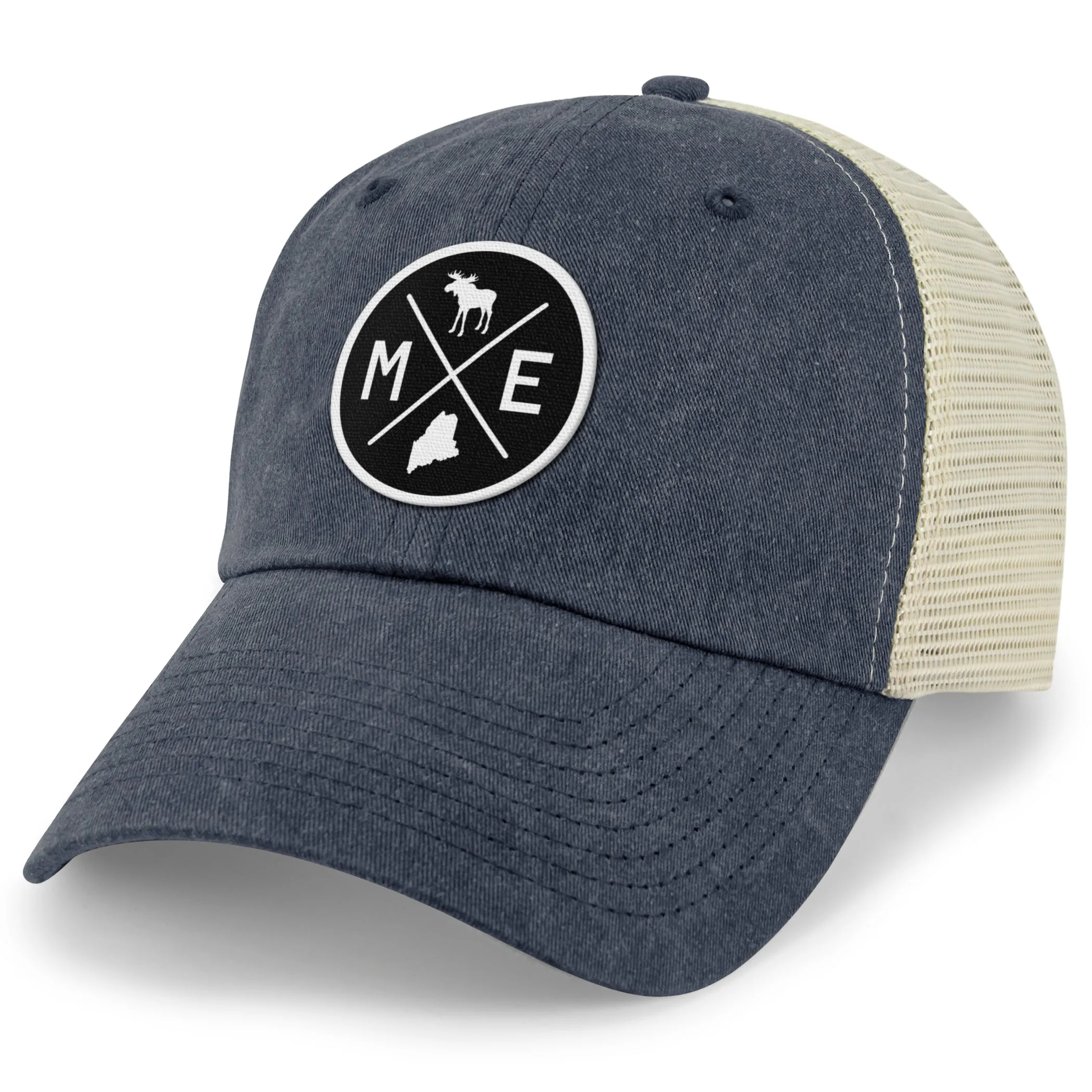 Maine Circle Emblem Relaxed Trucker