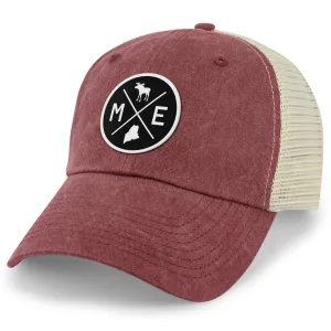 Maine Circle Emblem Relaxed Trucker
