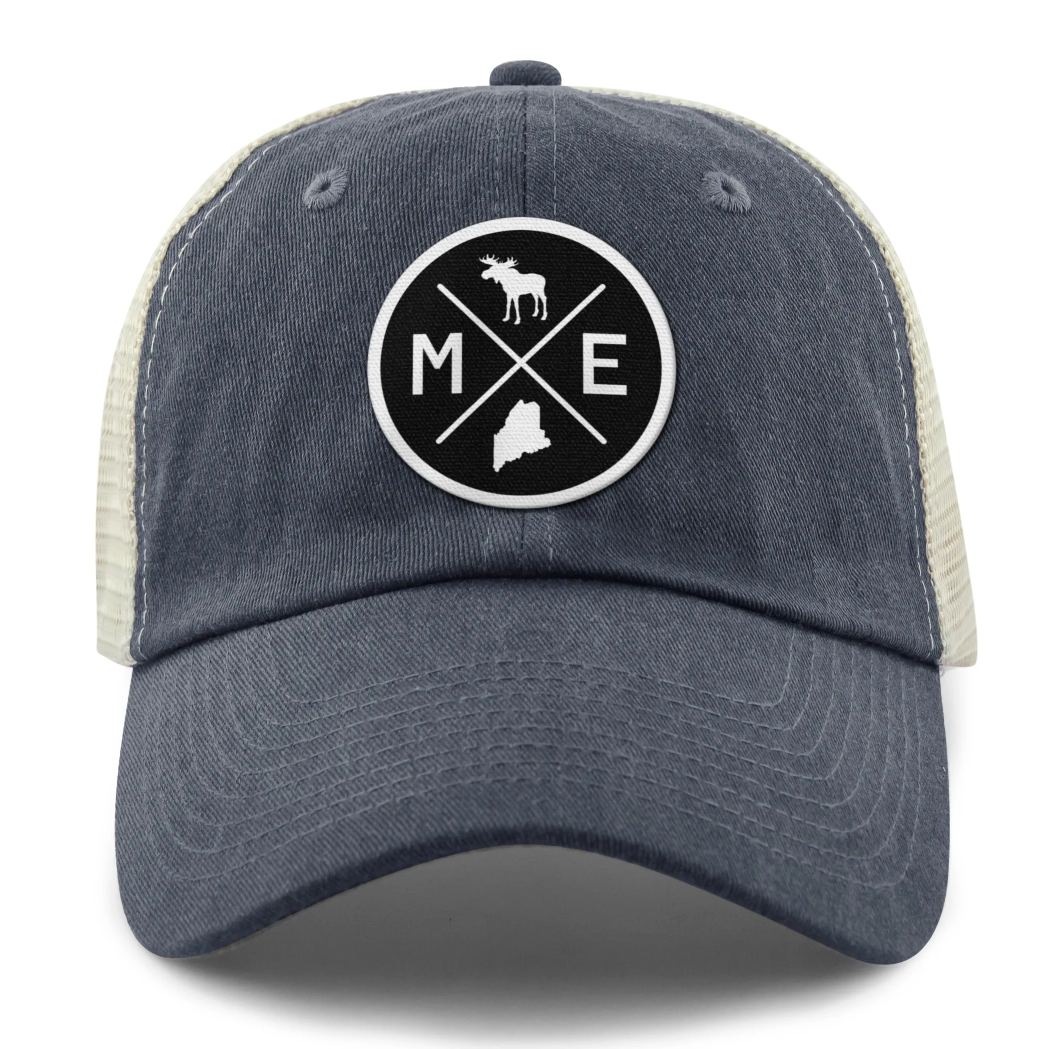 Maine Circle Emblem Relaxed Trucker