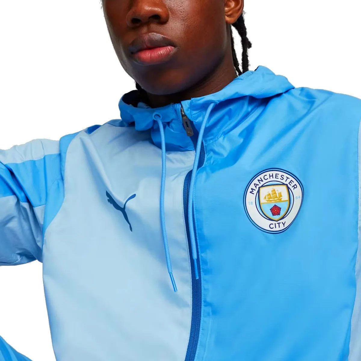 Manchester City light blue pre-match presentation tracksuit 2023/24 - Puma