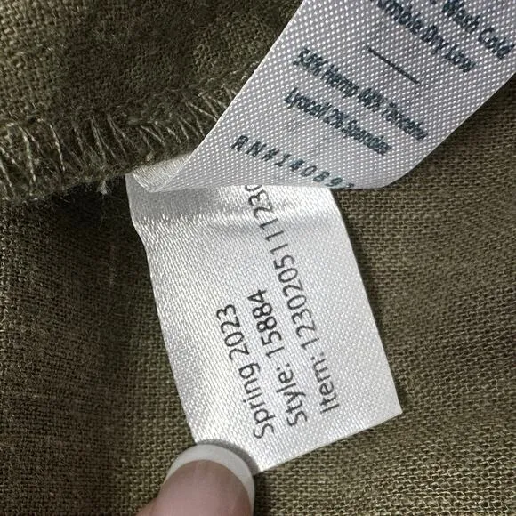 Marine Layer Beach Casual Shorts in Olive Green Hemp