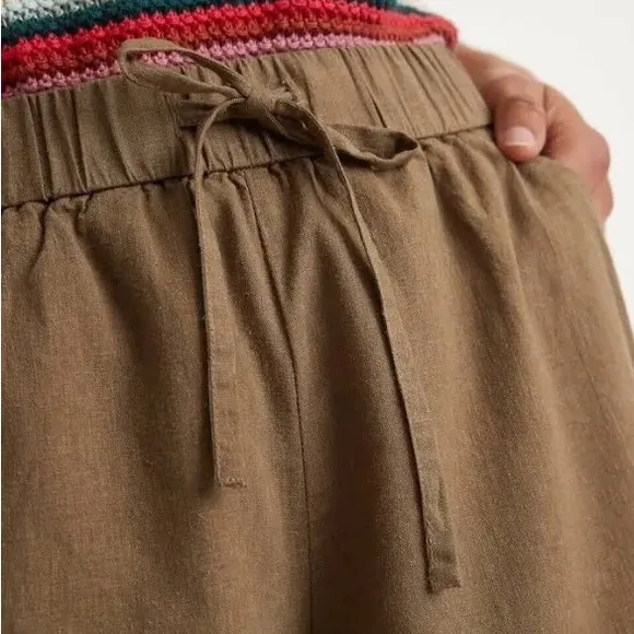 Marine Layer Beach Casual Shorts in Olive Green Hemp