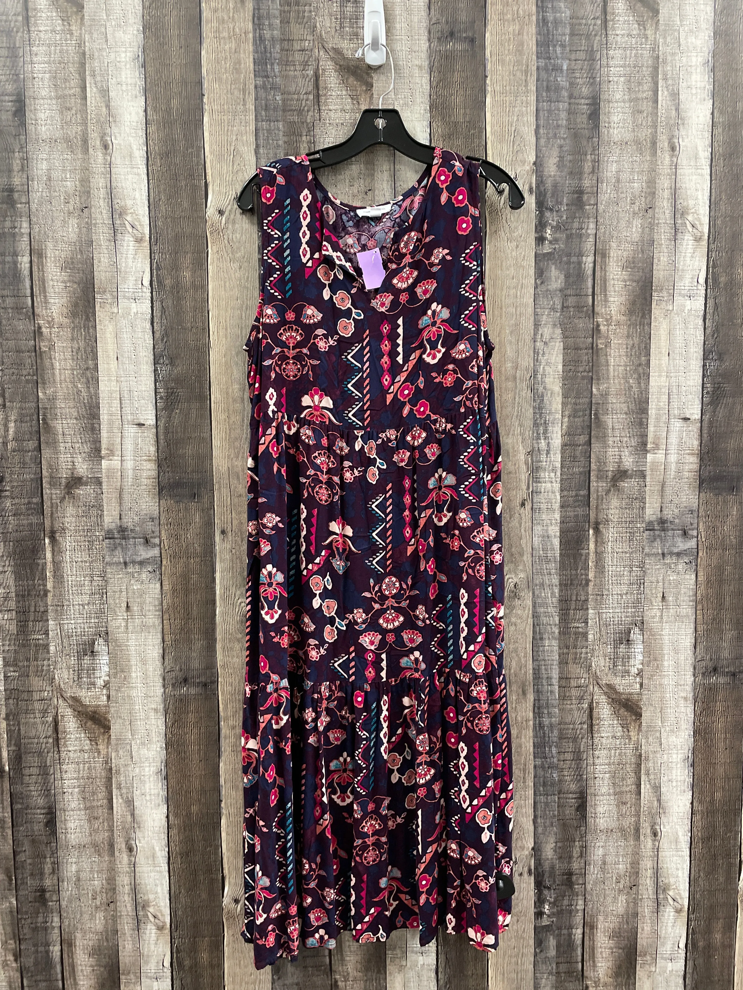 Mauve Dress Casual Maxi Beachlunchlounge, Size L