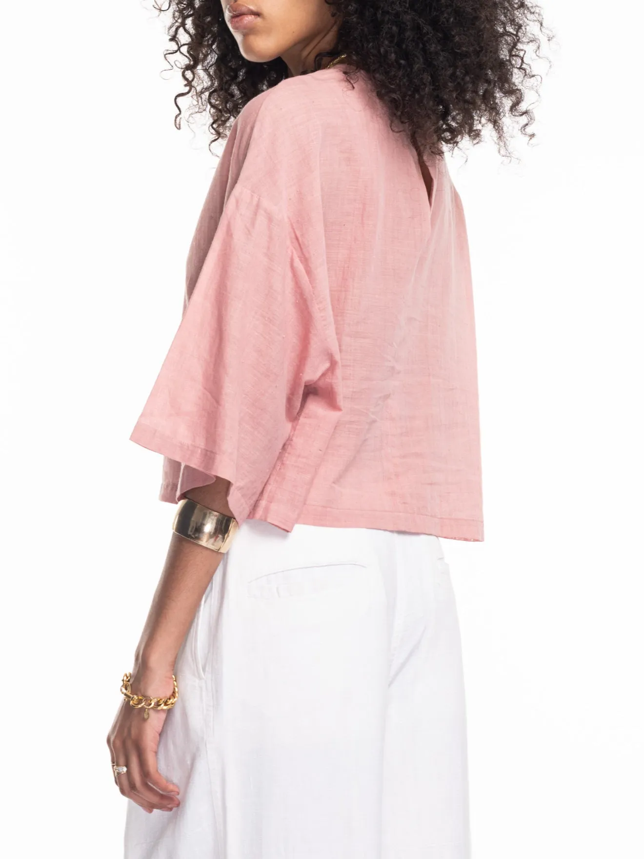 May Boxy Tee in Opal