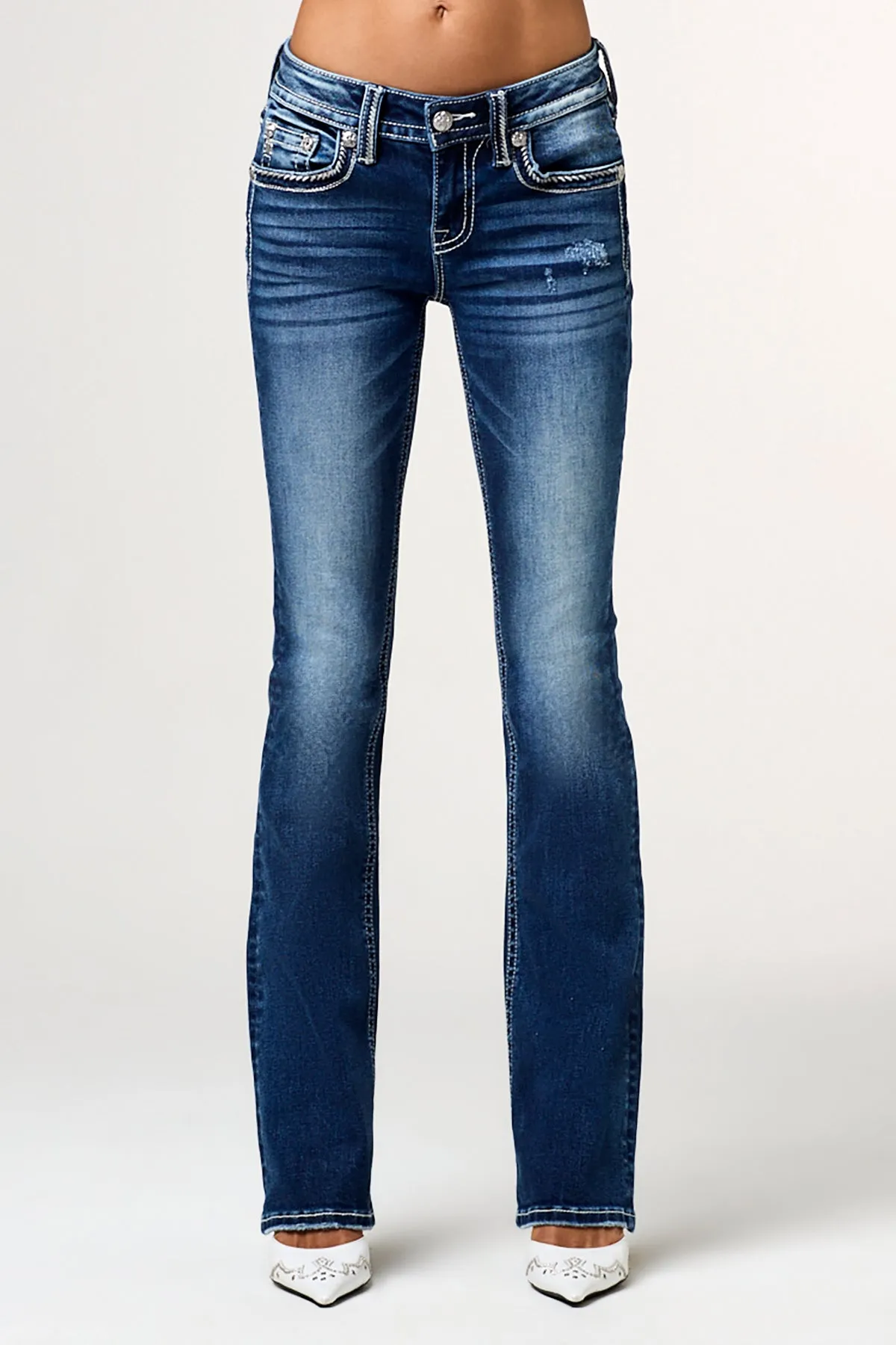 Mckinley Stitched Bootcut Jeans