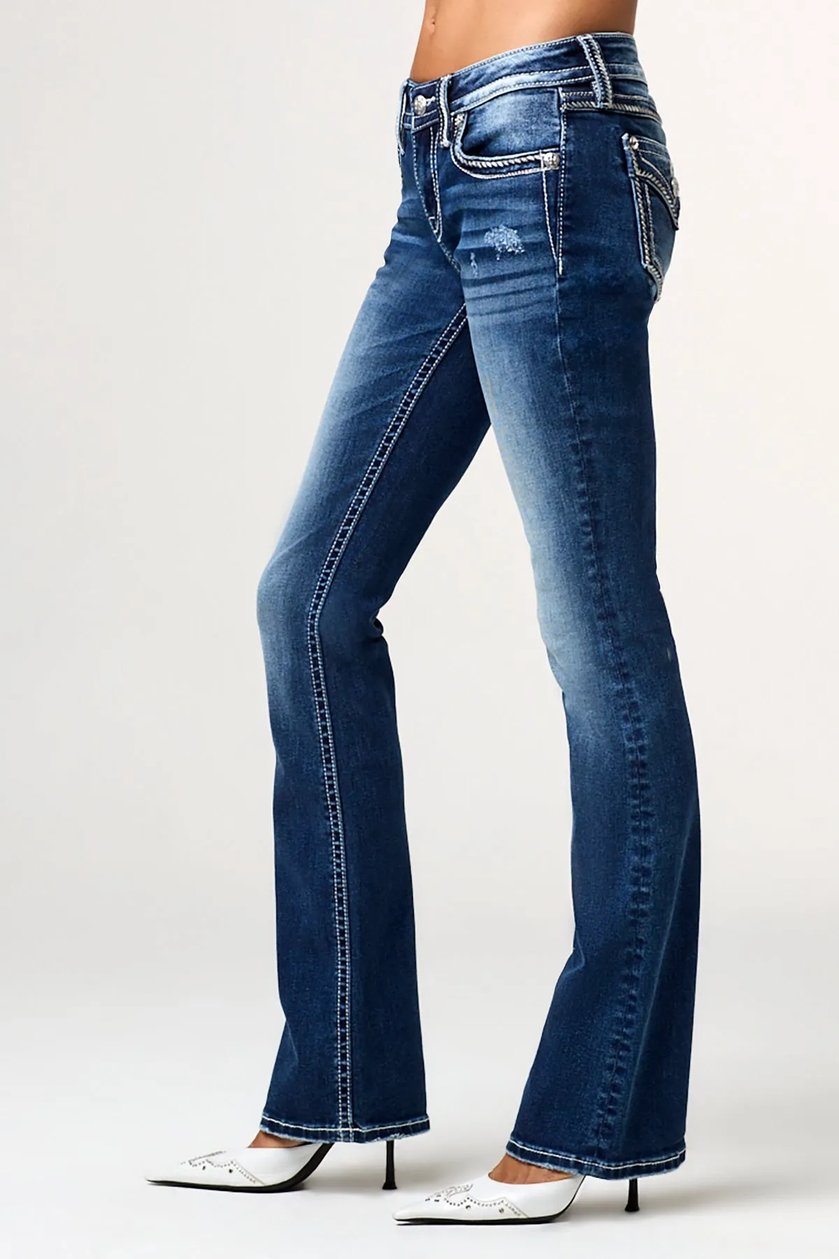 Mckinley Stitched Bootcut Jeans