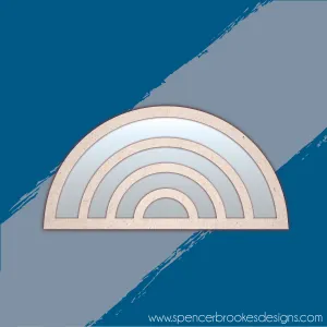 MDF and Acrylic Mirror - Rainbow