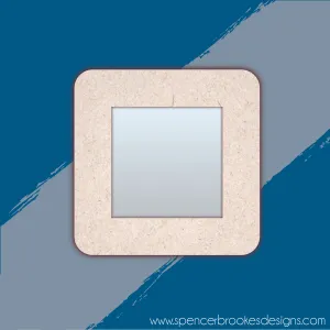 MDF and Acrylic Mirror - Square