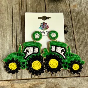 Mean Green Earrings