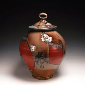 Medium Large Covered Jar