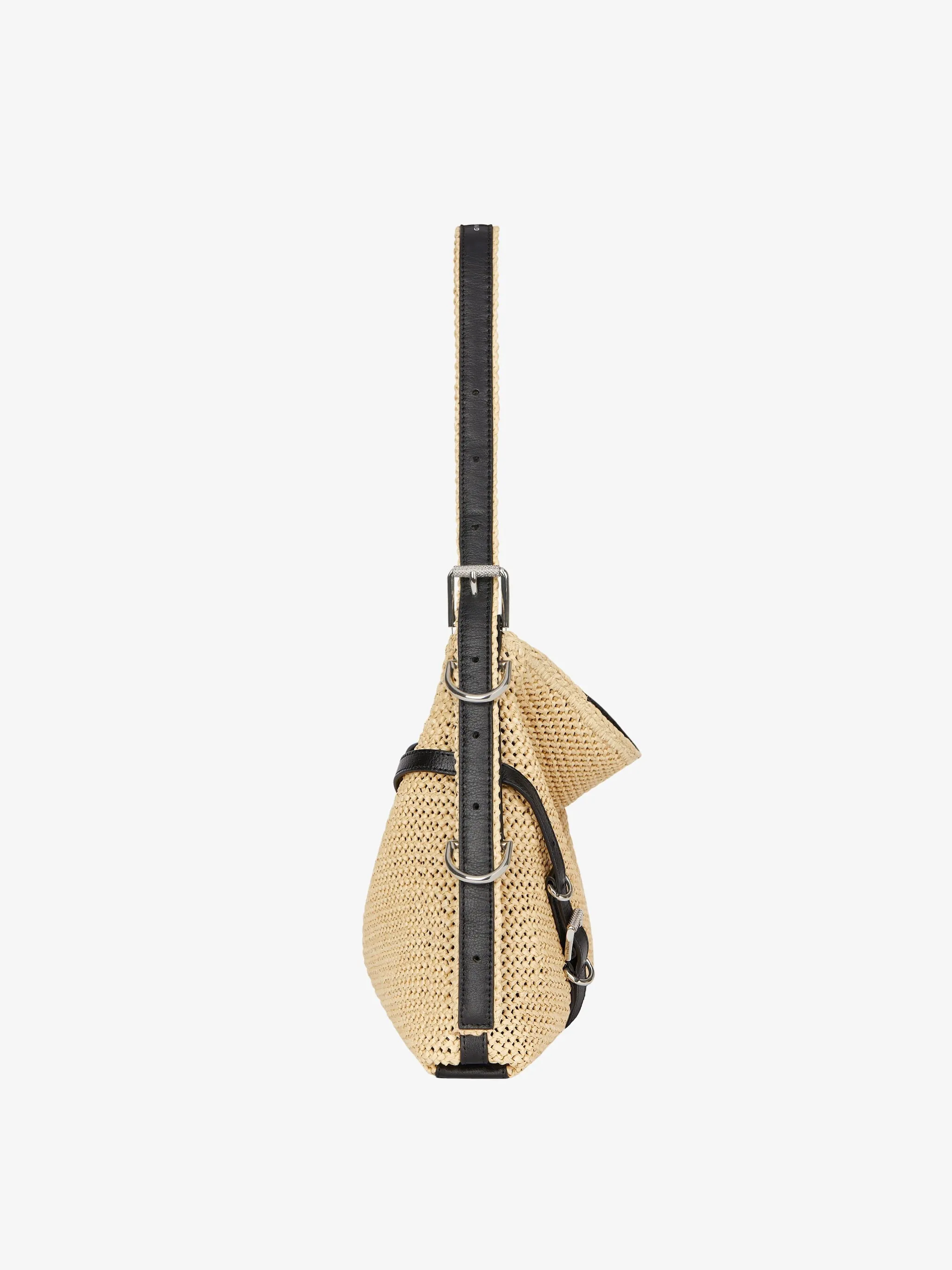 Medium Voyou Bag In Raffia