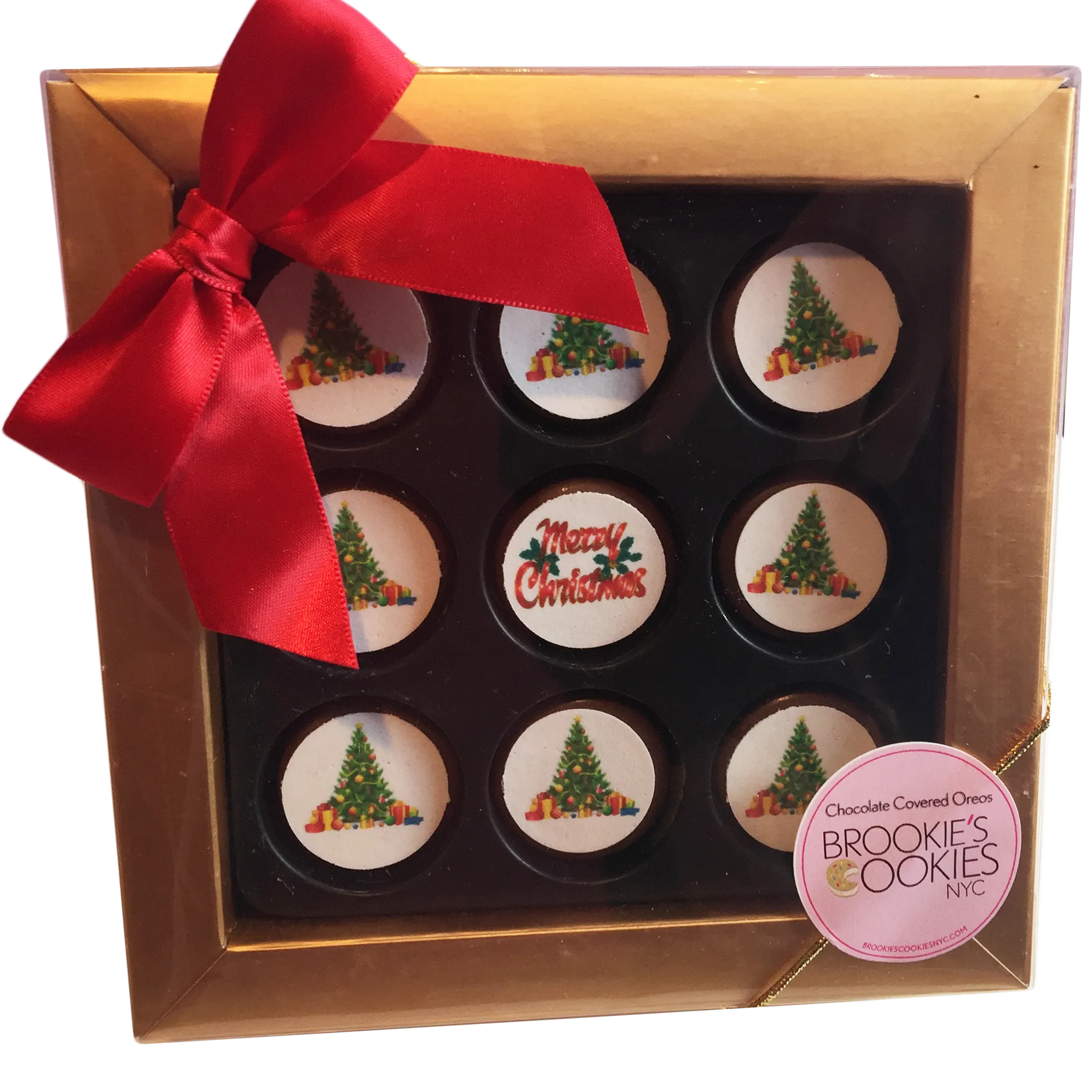 Merry Christmas Mini Chocolate Covered Oreos