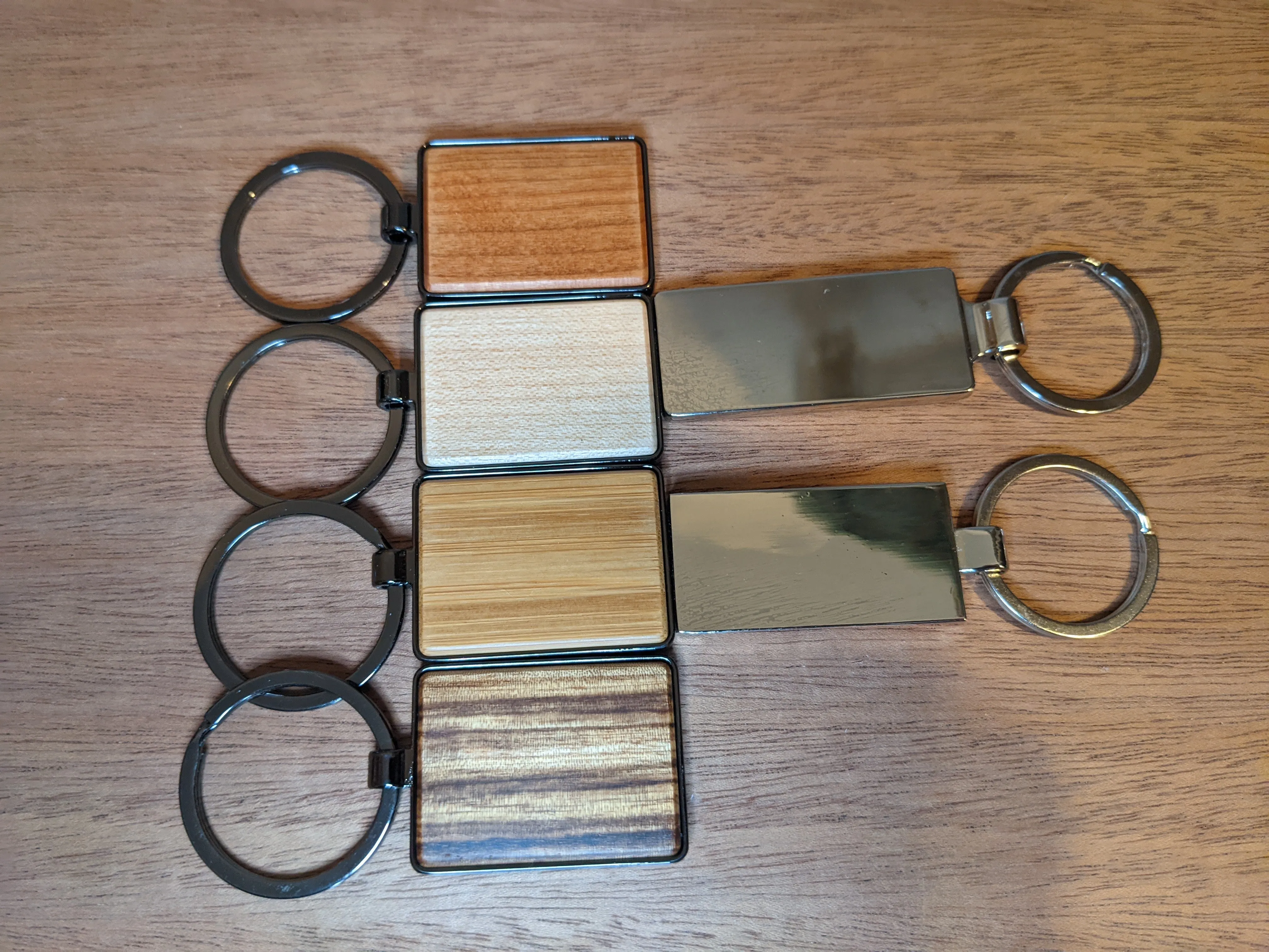Metal & Wood Keychains