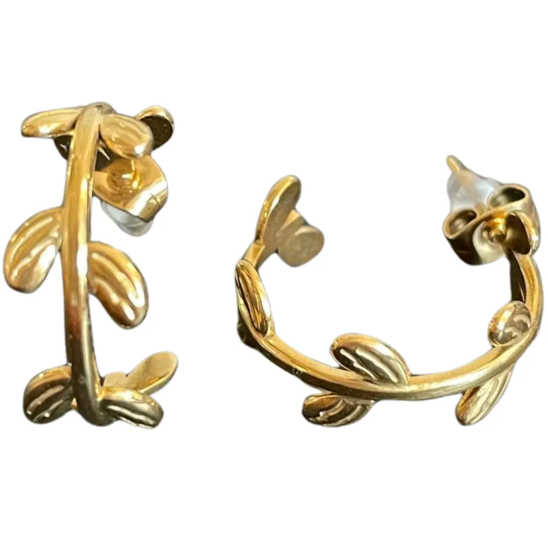 Metal Earrings | METAL LEAF
