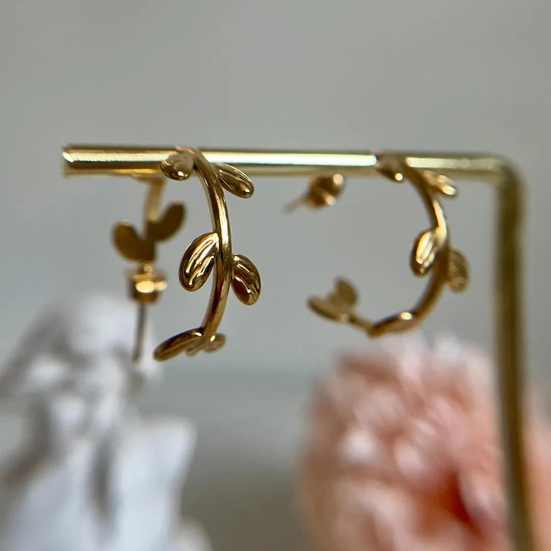 Metal Earrings | METAL LEAF