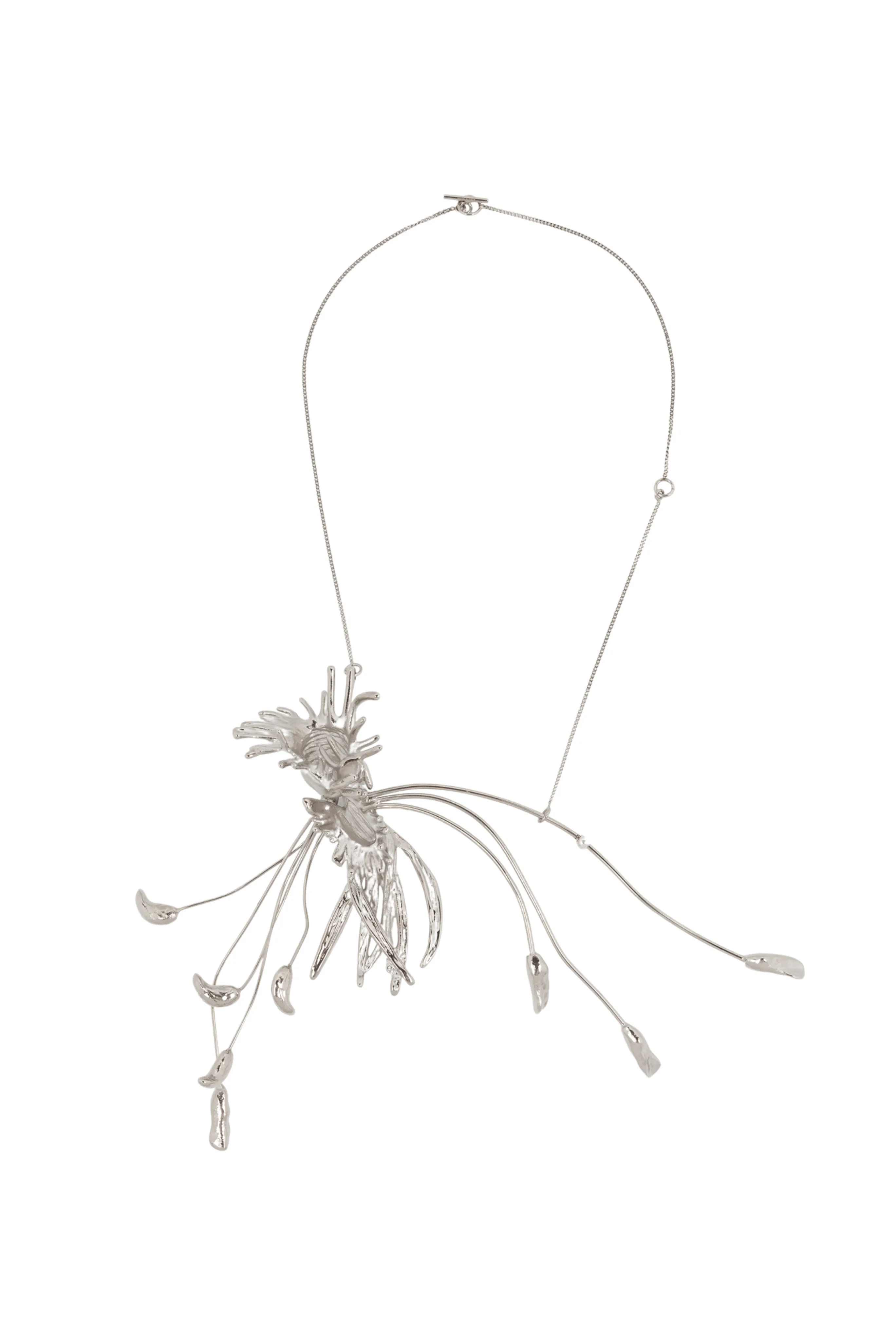 Metal Flower Necklace