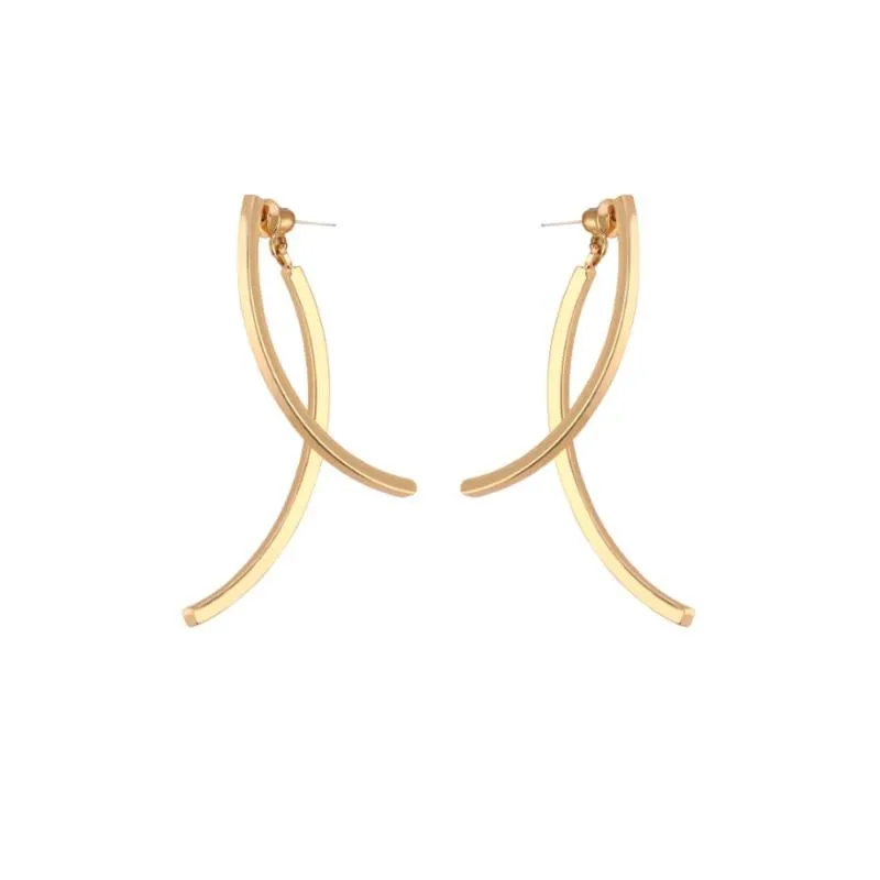 Metal Line Earrings