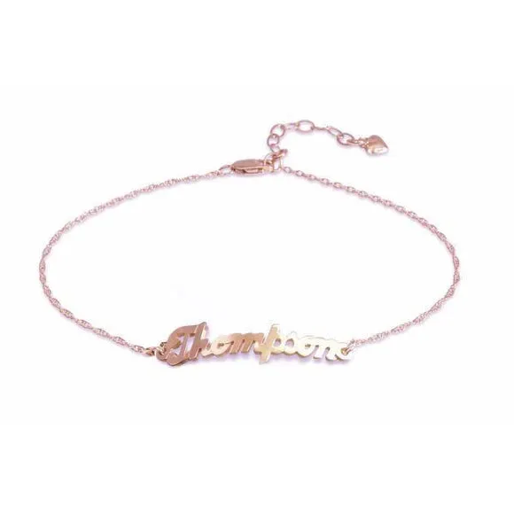 Metal Nameplate Bracelet
