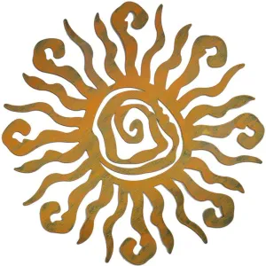 Metal Sun Decoration